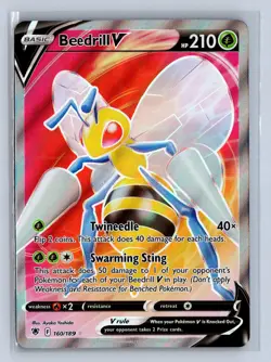 2022 Pokemon Astral Radiance Beedrill V #160/189 - Image 1