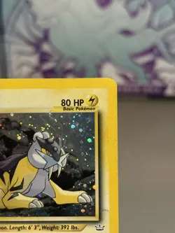 Pokemon TCG Raikou 13/64 Neo Revelation Unlimited Holo Rare HP English - Image 3