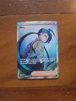 Rika 241/182 Sv04: Paradox Rift Holo Full Art Trainer Pokemon Card - Image 3
