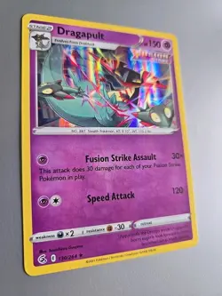 Dragapult 130/264 (With Slight Holo Bleed) Fusion Strike NM Pokemon Holo - Image 3