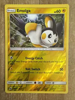 Emolga Crimson Invasion 35/111 - Reverse Holo Pokemon VLP - Image 1
