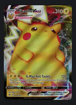 Pikachu VMAX 044/185 SWSH04: Vivid Voltage Holofoil Ultra Rare Pokemon TCG - Image 1