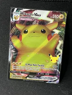 Pokemon TCG Pikachu V Max Swsh062 Celebrations NM - Image 1