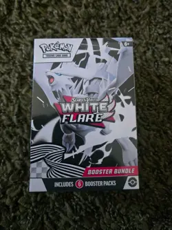 Pokemon TCG Scarlet & Violet—White Flare Booster Bundle 6 Packs English 2025 - Image 1