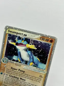 Team Magma vs Aqua Swampert EX Holo 95/95 Pokemon Card 2004 - Image 2