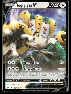 Regigigas V 113/159 Crown Zenith Pokemon TCG Ultra Rare - Image 1