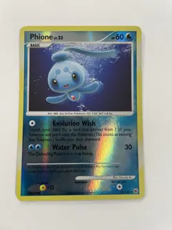 Phione 12/100 - Rare Reverse Holo - Diamond & Pearl - POKEMON CARD - Image 1