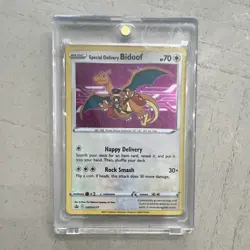 Pokemon TCG Special Delivery Bidoof SWSH177 Sword & Shield Promo Holo Eng - Image 1