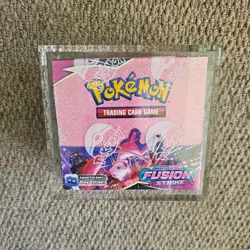 Pokemon Fusion Strike Booster Box New and Sealed with Acrylic Case - Image 1