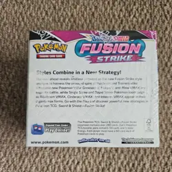Pokemon Fusion Strike Booster Box New and Sealed with Acrylic Case - Image 3