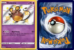 DEDENNE SV051/SV122 SHINY RARE SHINING FATES SHINY VAULT POKEMON NM - Image 3