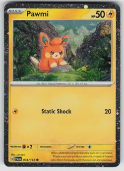 Pawmi (Cosmo Foil) 074/193 Holo Promo Pokemon NM - Image 1