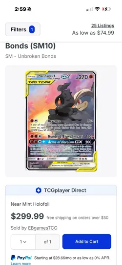Pokemon TCG Holo/Promo Lot of 9 Reshiram & Charizard GX Giovanni's Machoke - Image 3