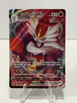 Cinderace VMAX 036/192 Swsh02: Rebel Clash Ultra Rare - Image 1