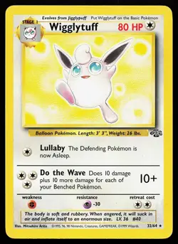 Wigglytuff 32/64 Unlimited Rare Jungle Pokemon Card - Image 1