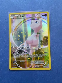 Pokemon TCG Mew XY110 - XY Black Star Promo 2016 Holo Foil Full Art - Image 1
