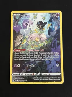 Mew GG10/GG70 SWSH: Crown Zenith: Galarian Gallery Holo Pokemon TCG - NM - Image 1
