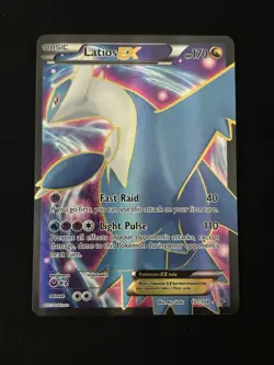Latios EX (101 Full Art) 101/108 Roaring Skies Holo Pokemon TCG - LP - Image 1
