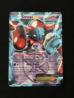 Deoxys EX (Team Plasma) BW82 Black & White Holo Pokemon TCG - NM/LP - Image 1