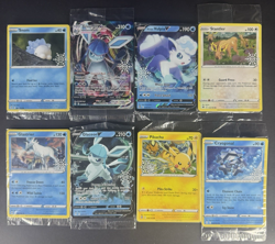 2023 Pokemon Holiday Calendar Promo Card Lot: All 8 Stamped Sealed Cards #2 - Image 1