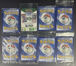 2023 Pokemon Holiday Calendar Promo Card Lot: All 8 Stamped Sealed Cards #2 - Image 2