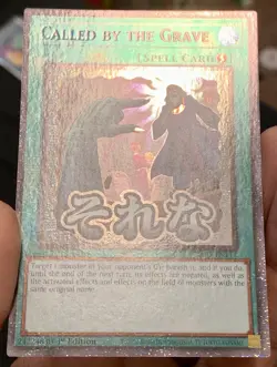 Yugioh Called by the Grave RA05-EN117 Starlight Rare (Stamp) 1st Ed NM w/Track - Image 5