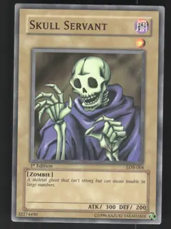 Skull Servant LOB-004 The Legend of Blue Eyes White Dragon Yu-Gi-Oh 1st Ed. NM - Image 1