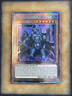 Yugioh Eidos the Underworld Monarch DUAD-EN017 Starlight Rare 1st Ed NM - Image 1