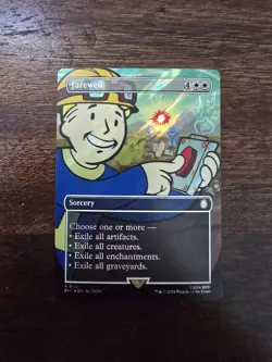 MTG Magic Surge Foil Farewell NM Unplayed Fallout Universes Beyond Magic Card - Image 1