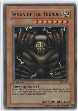 Yugioh - Sanga of the Thunder MRD-025 1st Edition - Metal Raiders - Image 1