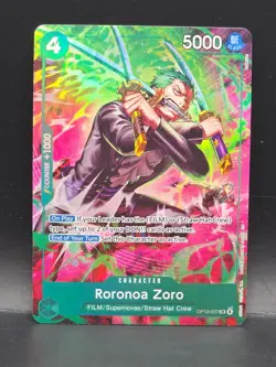 One Piece Roronoa Zoro OP13-037 TR - Image 1