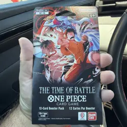 One Piece TCG English OP-16 The Time of Battle Booster Sleeved Pack - Image 1
