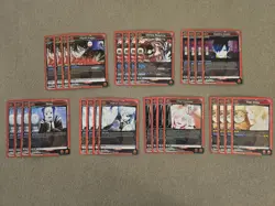 Union Arena Kagurabachi Red Set 4/ea C, Uc & R From Booster Set - Image 1