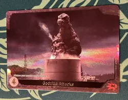 Godzilla Attacks EBP01-078+ SP Textured Gold Foil Godzilla Card Game 1st Edition - Image 1