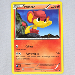 Pansear 7/39 Kalos Starter Set Regular Pokemon Card TCG English LP - Image 1