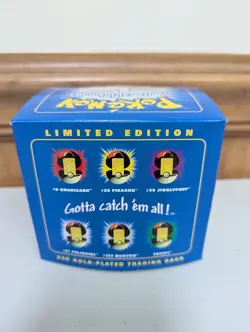 Pokemon Card Mewtwo 23K Gold Plated 1999 Burger King in Box With Ball - Image 5