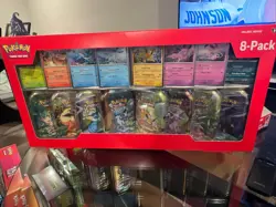 Pokemon TCG Prismatic Evolutions Costco 8 Mini-Tin Bundle w/ Promo Cards SEALED - Image 1