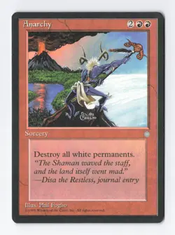 Anarchy X4 Uncommon Ice Age Vintage Magic the Gathering MTG Card LP - Image 1