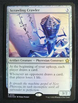 Scrawling Crawler Foil - FDN - Mtg Card #3JX - Image 1