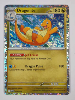 Dragonite 012/015 Holo 2024 McDonalds Happy Meal Pokemon Card NM - Image 1