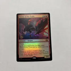 Terror of the Peaks 0149 Prerelease Foil Outlaws of Thunder Junction MTG Card - Image 1