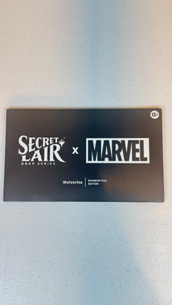MTG Magic Secret Lair x Marvel's Wolverine Foil Edition Sealed New - Image 1