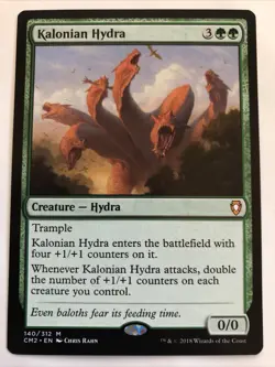 MTG Commander Anthology Volume II Kalonian Hydra 140/312 NM Mythic - Image 1