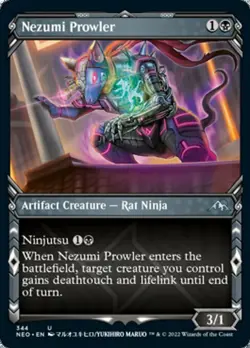 Nezumi Prowler x4 4x Showcase Kamigawa: Neon Dynasty NM MTG - Image 1