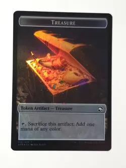 Treasure Faerie Dragon Double-Sided Token AFR Foil - Image 1