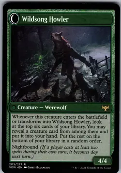 Howlpack Piper MTG Innistrad: Crimson Vow Regular - Image 2