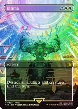 Ultima Foil Borderless Final Fantasy MTG NM - Image 1
