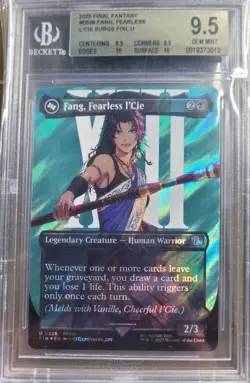 2025 Final Fantasy #0526 Fang, Fearless L'cie Surge Foil U BGS 9.5 GEM MINT - Image 1