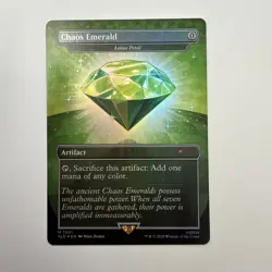 Chaos Emerald (Lotus Petal) Green 7031 Secret Lair Drop - Image 1