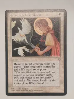 Swords to Plowshares - Ice Age (ICE) - Magic: The Gathering - MTG - NM - Image 1